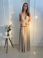 Imagem de Vestido lurex nude