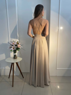 Imagem de Vestido lurex nude