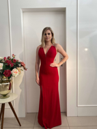 Imagem de Vestido vermelho liso