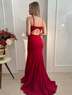 Imagem de Vestido vermelho cereja