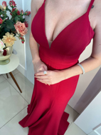 Imagem de Vestido vermelho cereja