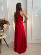 Imagem de Vestido vermelho de gola