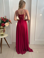 Imagem de Vestido rosa carmine