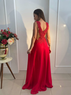 Imagem de Vestido rosa magenta