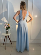 Imagem de Vestido azul serenity godê