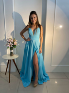 Imagem de Vestido azul celeste