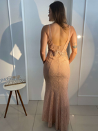 Imagem de Vestido rose bordado