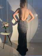 Imagem de Vestido preto com prata