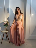 Imagem de Vestido rose fluido