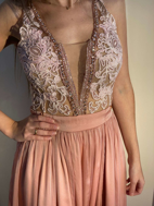 Imagem de Vestido rose fluido