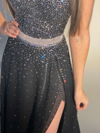 Imagem de Vestido preto espartilhado