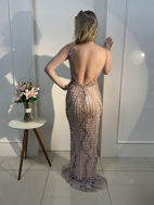 Imagem de Vestido rose com prata