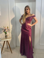 Imagem de Vestido rosa  ombro a ombro