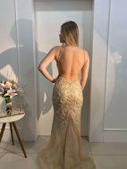 Imagem de Vestido prata de tule