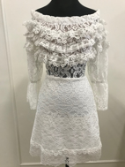 Imagem de Vestido branco de renda