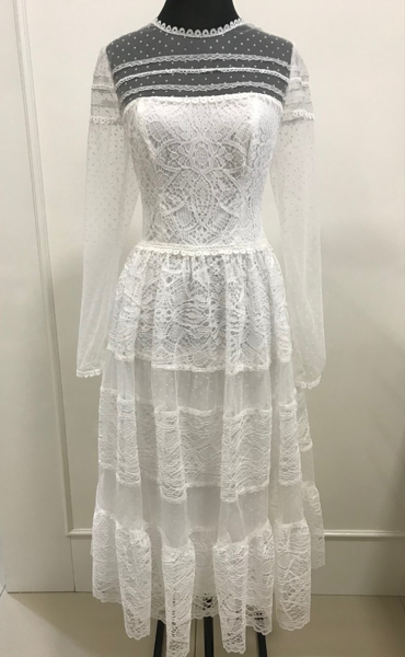 Imagem de Vestido midi branco