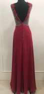 Imagem de Vestido marsala com swarovski