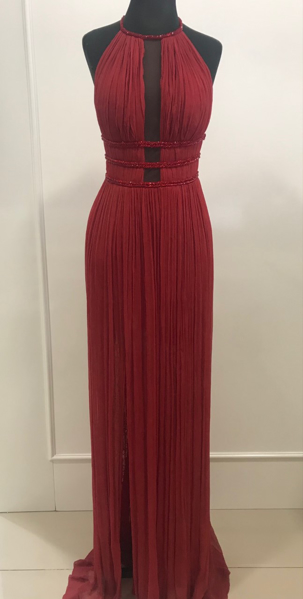 Imagem de Vestido vermelho de seda