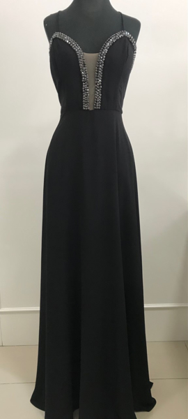 Imagem de Vestido preto godê