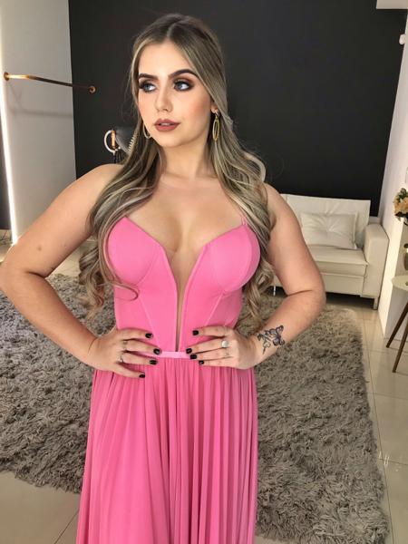 Imagem de Vestido Rosa Chiclete