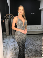 Imagem de Vestido preto com prata