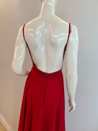 Imagem de Vestido  Vermelho Com Fenda